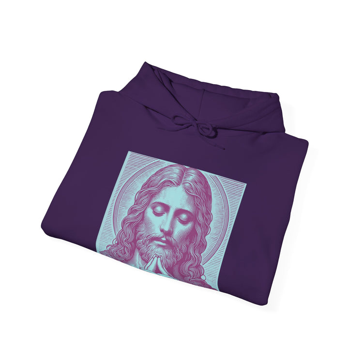 Praying Jesus Hoodie (Purple)