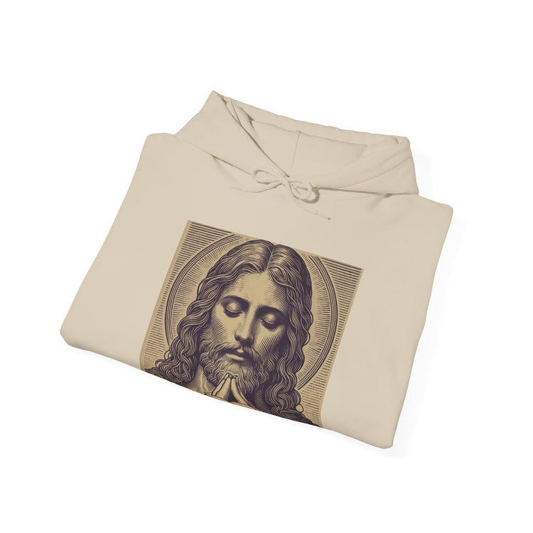 Praying Jesus Hoodie (Sepia)
