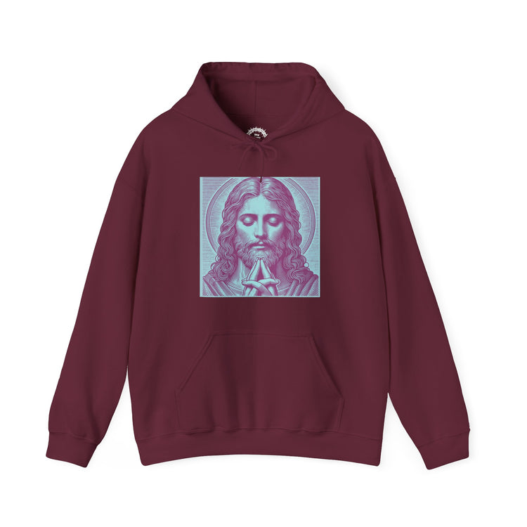 Praying Jesus Hoodie (Purple)