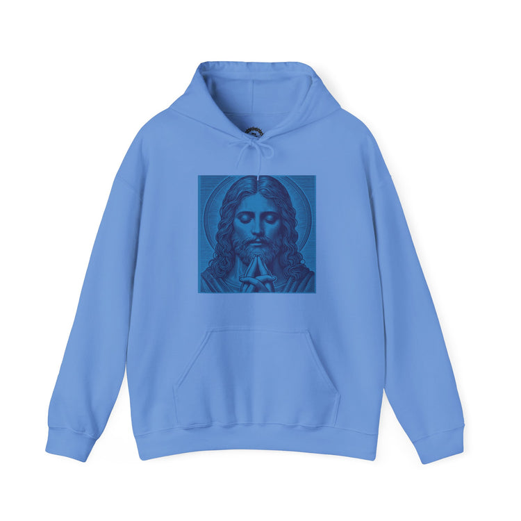 Praying Jesus Hoodie (Blue)
