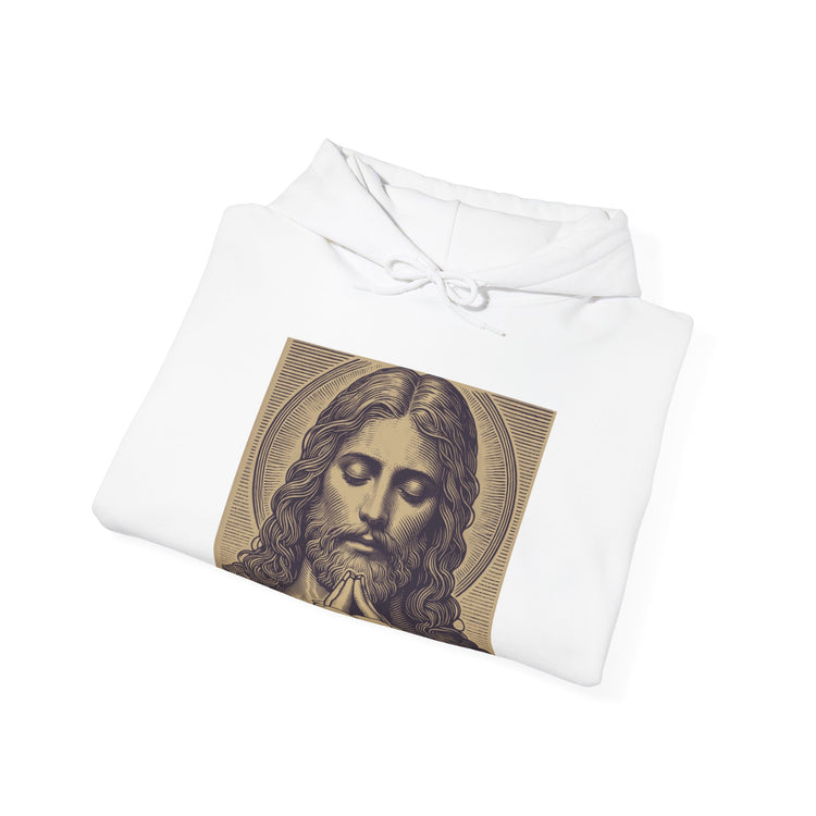 Praying Jesus Hoodie (Sepia)