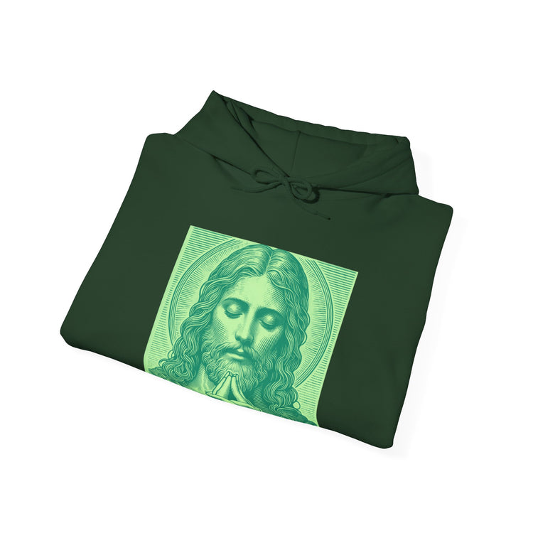 Praying Jesus Hoodie (Green)