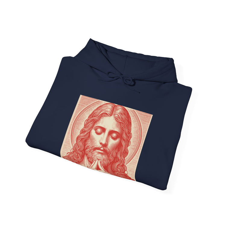 Praying Jesus Hoodie (Sanguine)