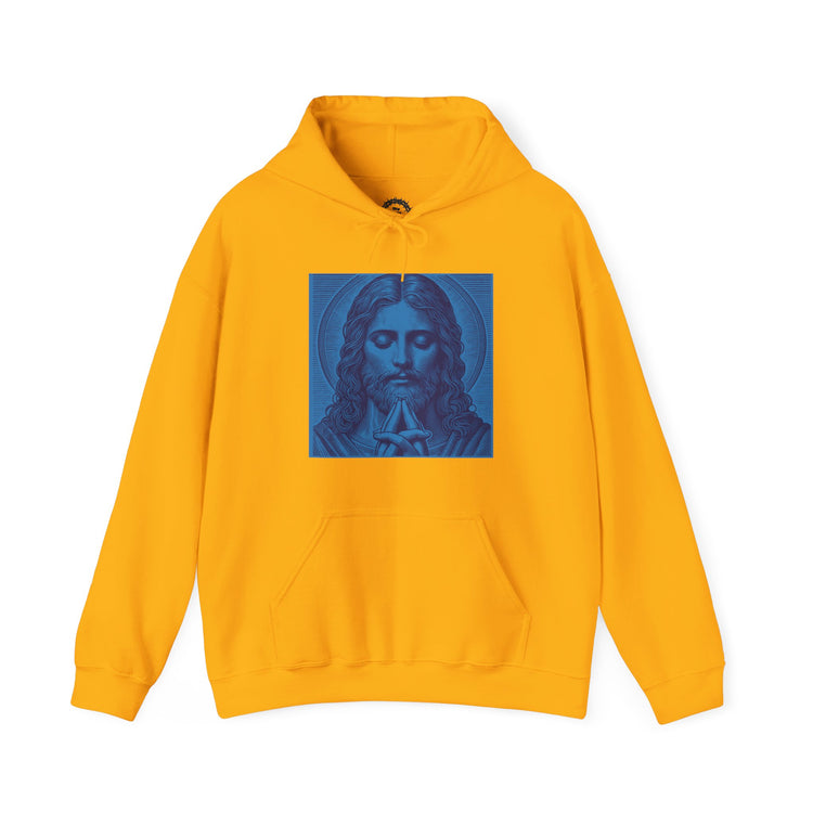 Praying Jesus Hoodie (Blue)