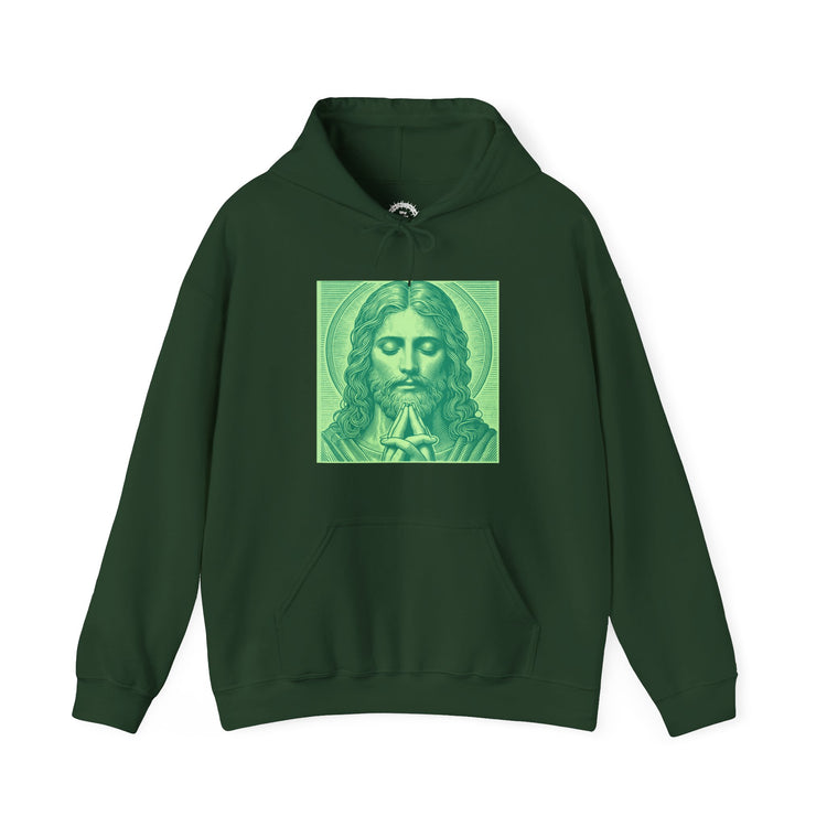 Praying Jesus Hoodie (Green)