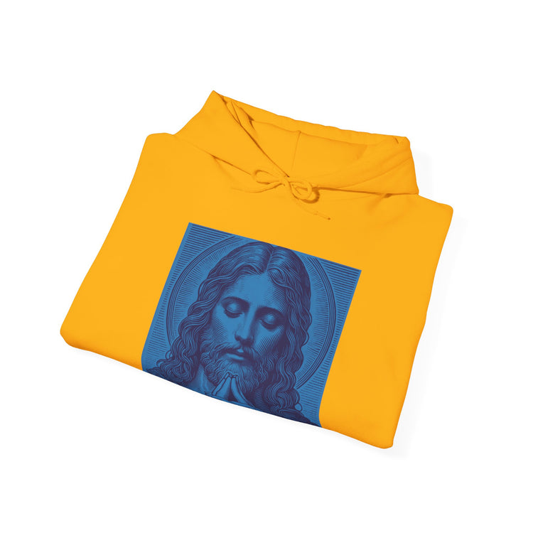 Praying Jesus Hoodie (Blue)