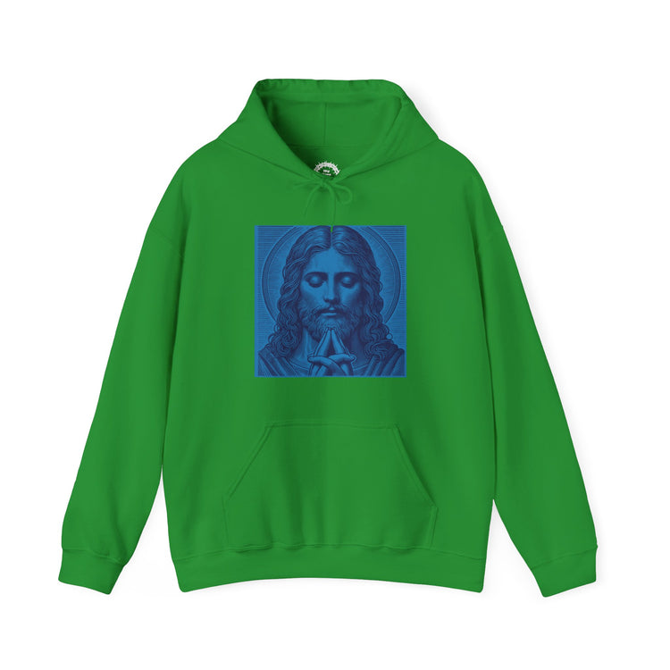 Praying Jesus Hoodie (Blue)
