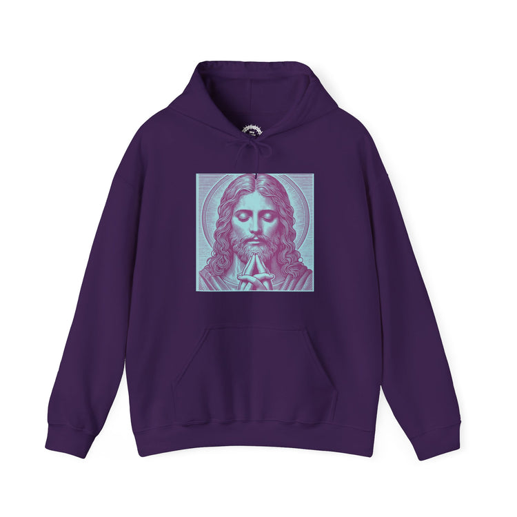 Praying Jesus Hoodie (Purple)