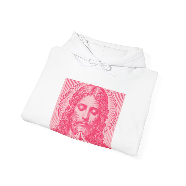 Praying Jesus Hoodie (Pink)