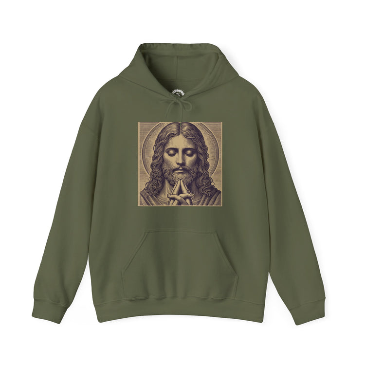 Praying Jesus Hoodie (Sepia)