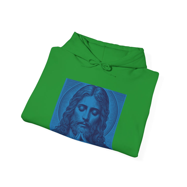 Praying Jesus Hoodie (Blue)