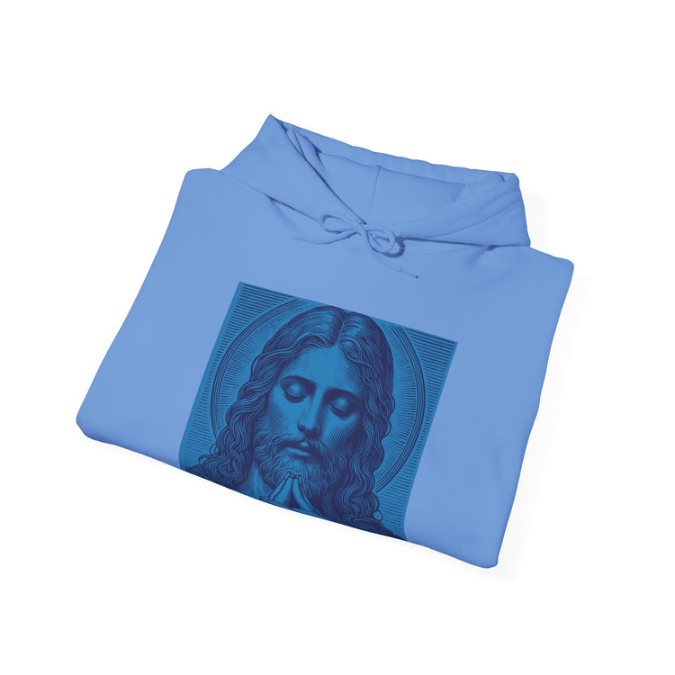 Praying Jesus Hoodie (Blue)