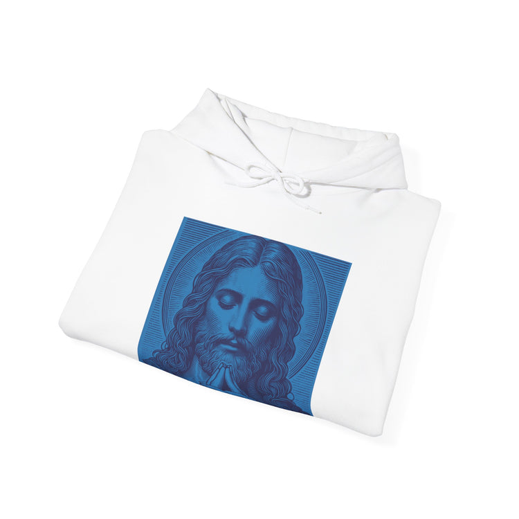 Praying Jesus Hoodie (Blue)