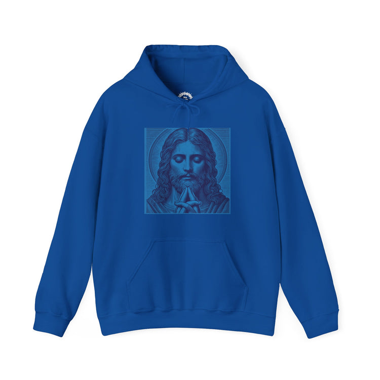 Praying Jesus Hoodie (Blue)