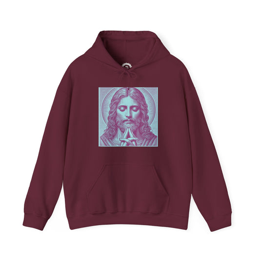 Praying Jesus Hoodie (Purple)