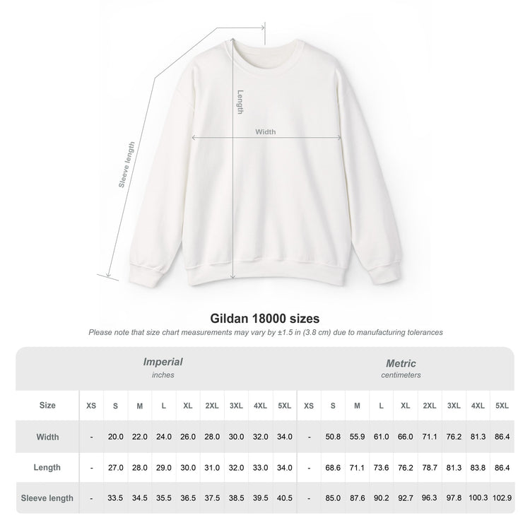 Make Heaven Crowded Crewneck Sweatshirt - Unisex Heavy Blend
