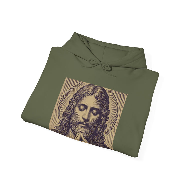 Praying Jesus Hoodie (Sepia)