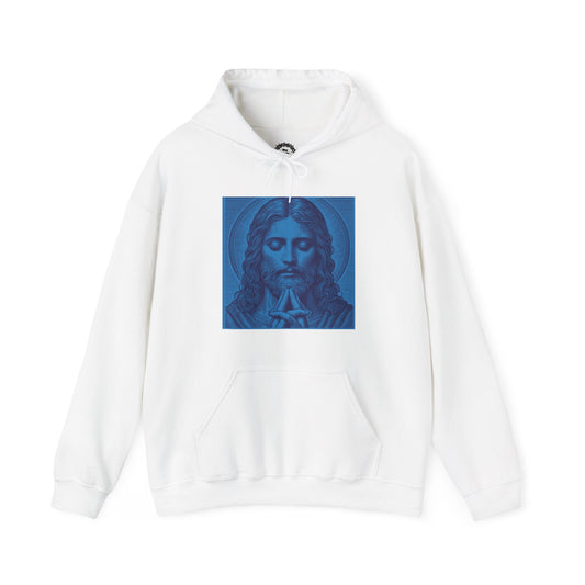 Praying Jesus Hoodie (Blue)