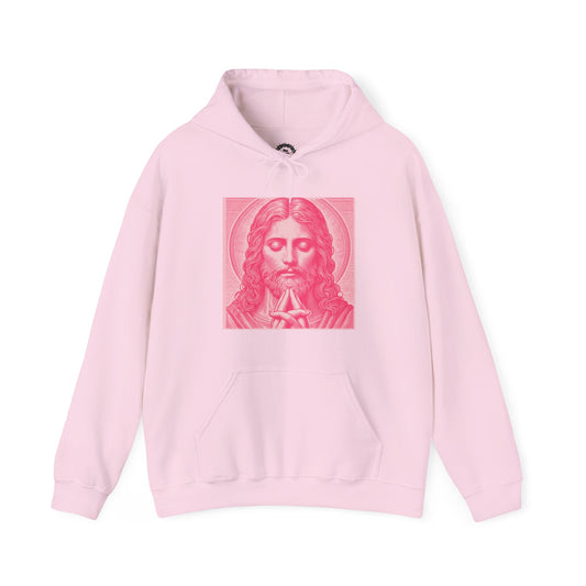 Praying Jesus Hoodie (Pink)