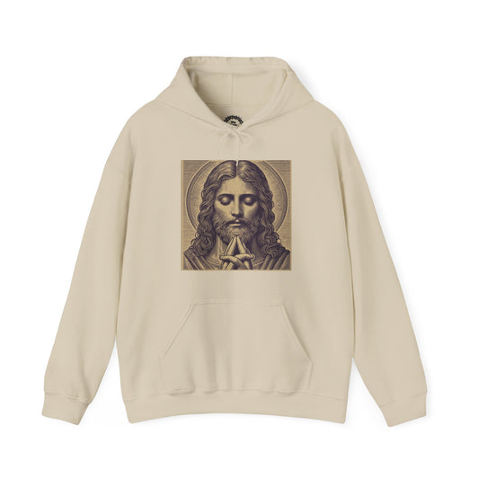 Praying Jesus Hoodie (Sepia)